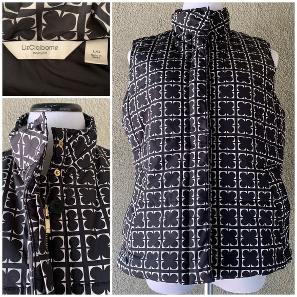 “Liz Claiborne” Puffer Vest size L - Picture 1 of 14